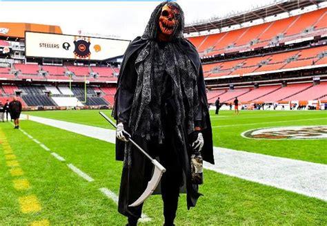Cleveland Browns star Myles Garrett already won on Halloween with his pregame costume Ahead of MNF, Garrett gives a closer look into his in-depth... | Cleveland Browns, Myles Garrett, costume, house